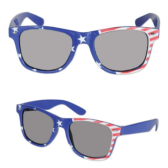 Beistle Patriotic Stars & Stripes Glasses, 2ct.
